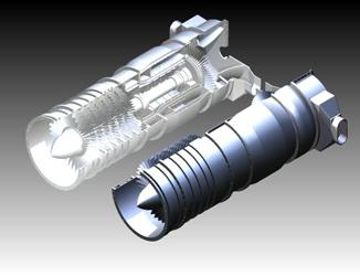 J-85 Turboshaft View