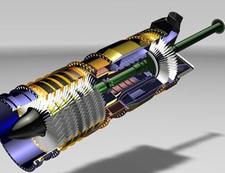 J-85 Turboshaft Section